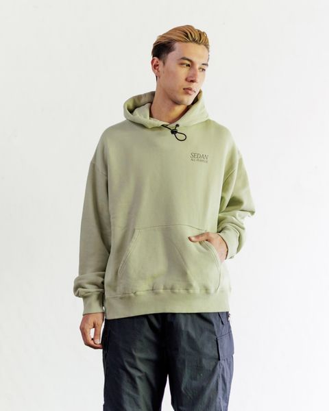 SEDAN ALL-PURPOSE OG Logo Elastic Cord Hoodie セットアップスタイル