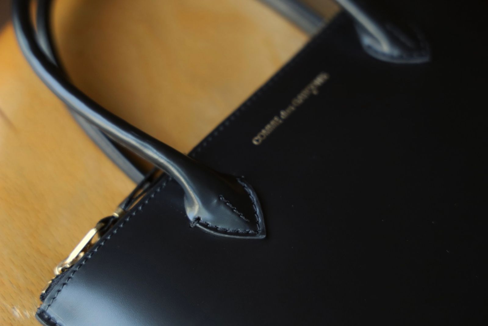 コムデギャルソン HANDELS ARECALF ZIP POUCH (8Z-U510-051)BLACK☆9月6日発売！