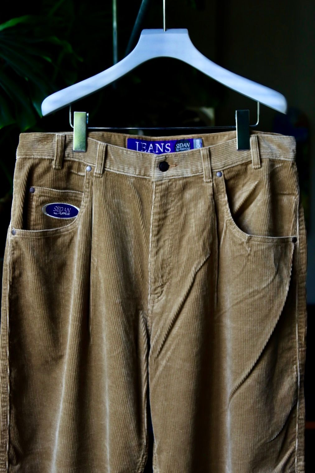セダンオールパーパス23FW OVAL LOGO CORDUROY PANT(SD23F-PT06)CAMEL