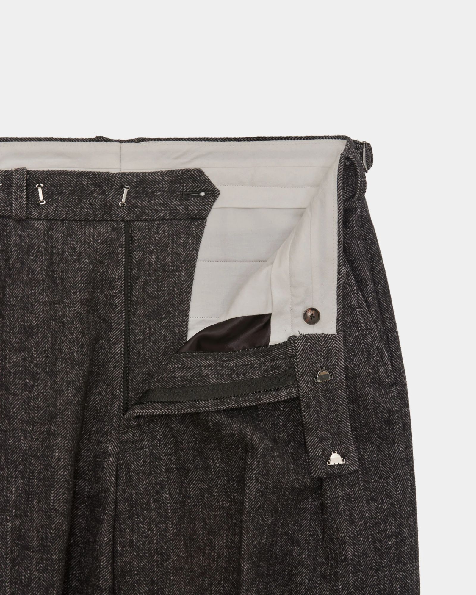 マーカ 26AW SINGLE PLEAT WIDE TROUSERS(M26C19PT01C)HERRINGBONE☆新作発売！