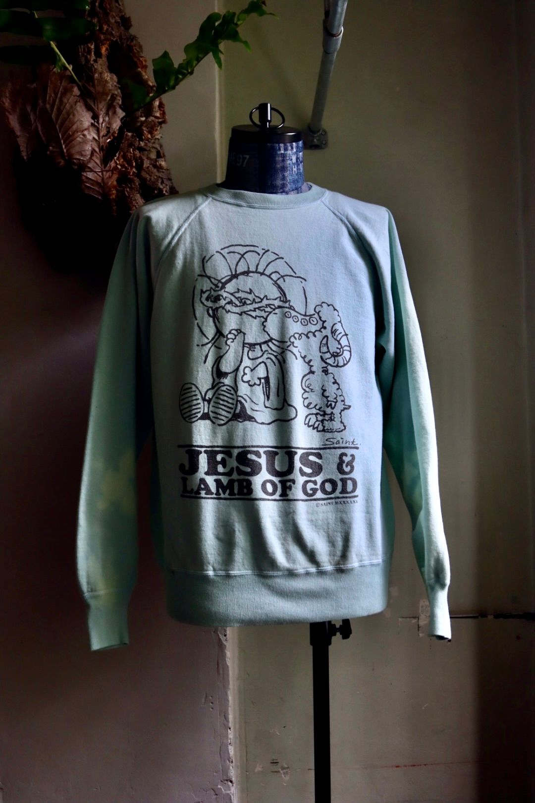 セントマイケル SAINT MICHAEL □ 【 CREW NECK SWEAT JESUS SM A23 ...