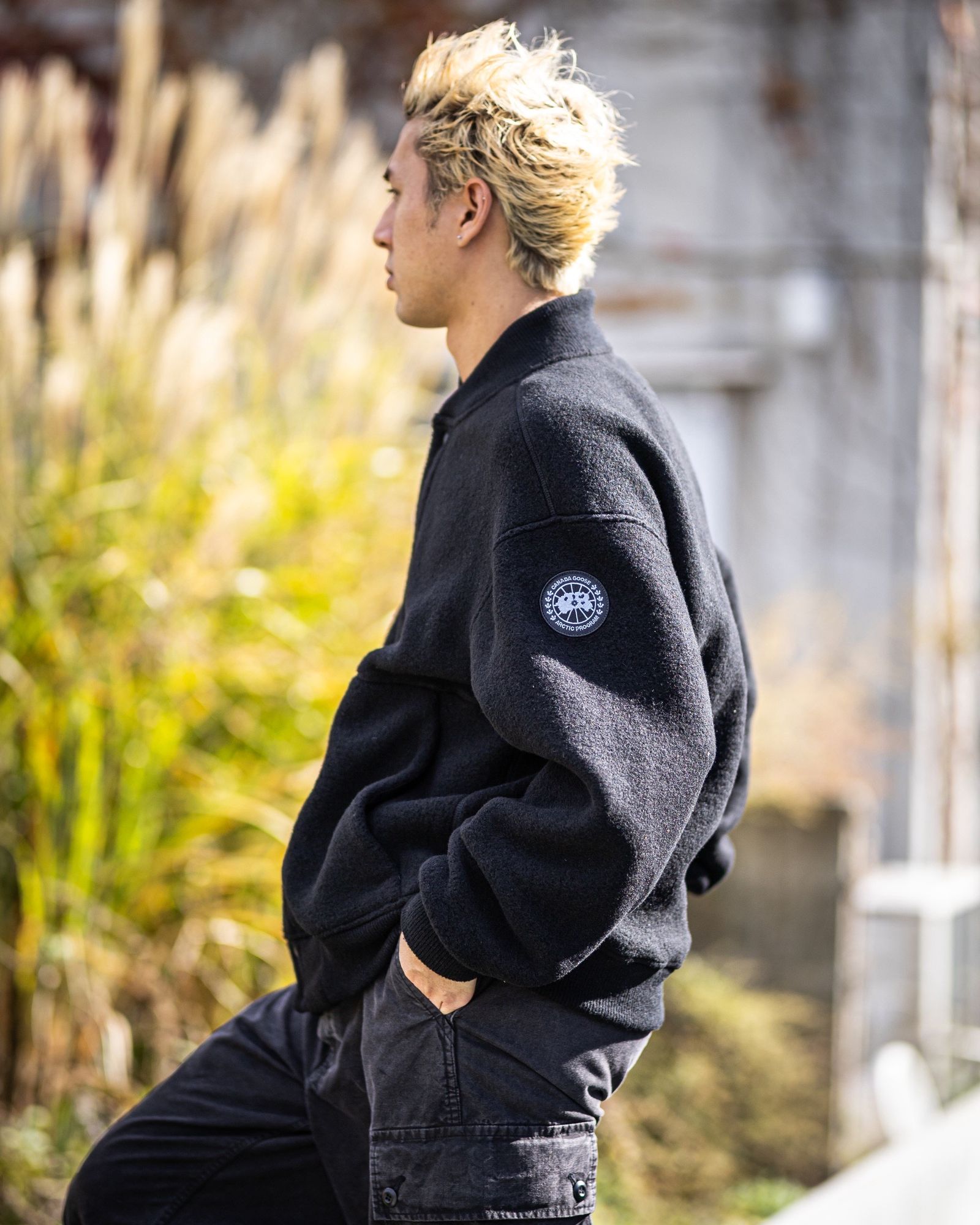 CANADAGOOSE Hudson Fleece Bomber Black Label 新作発売！
