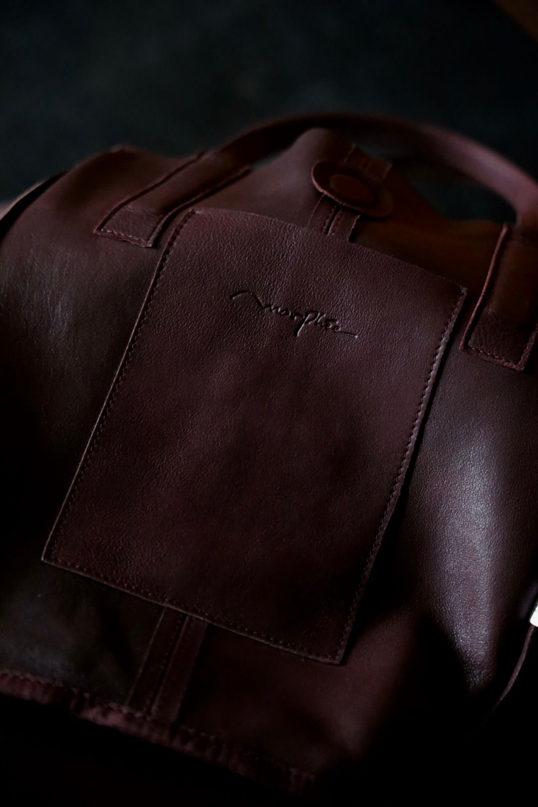 Morphee / モルフェ 2WAY SMALL TOTE(SL-BRG)BURGUNDY☆新作発売！