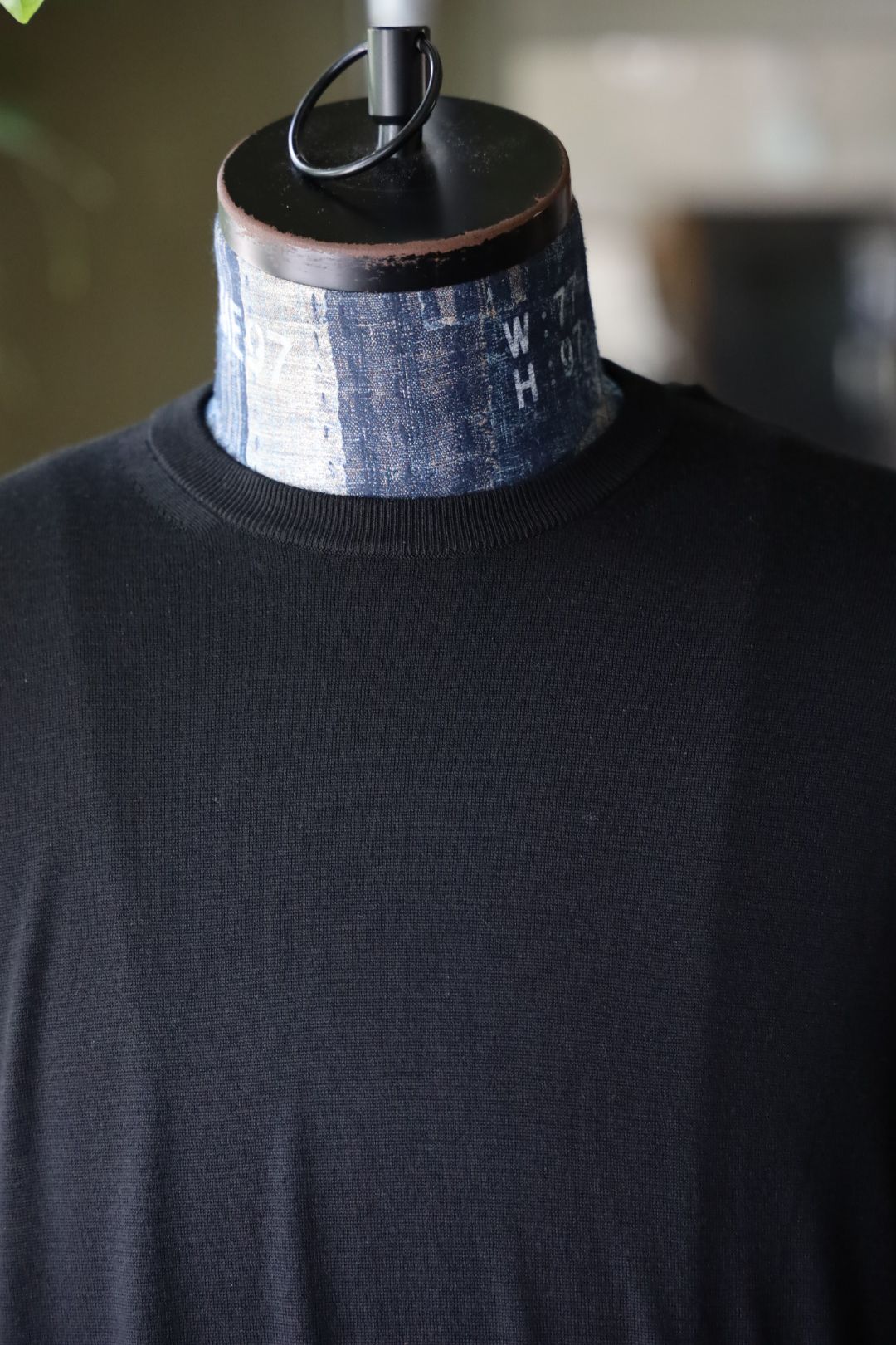 グラフペーパー25AW High Gauge L/S Oversized Crew Neck Knit(GU253-80205B)BLACK☆8月23日(土)発売!!