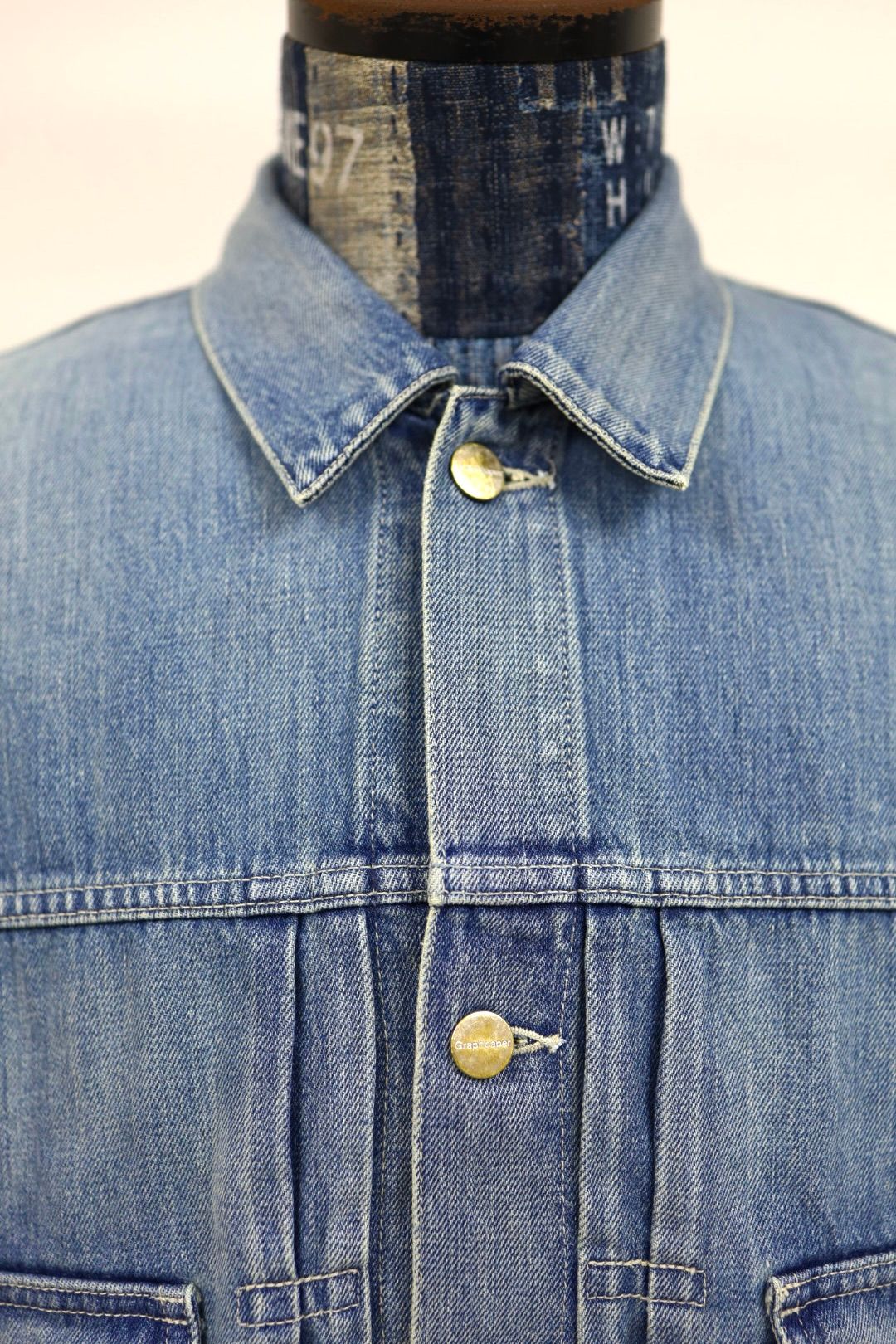 Graphpaper - グラフペーパー Selvage Denim Jacket(GU261-20054LB