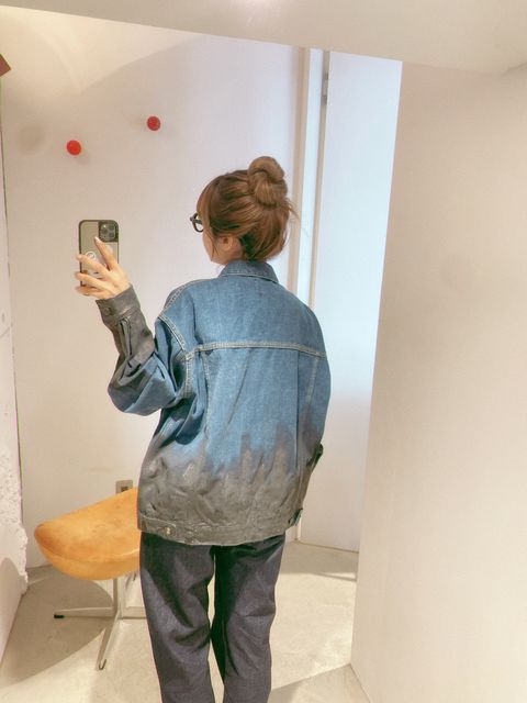 YOKE 新作HAND PAINTED DENIM TRUCKER JACKET style.2024.8.23