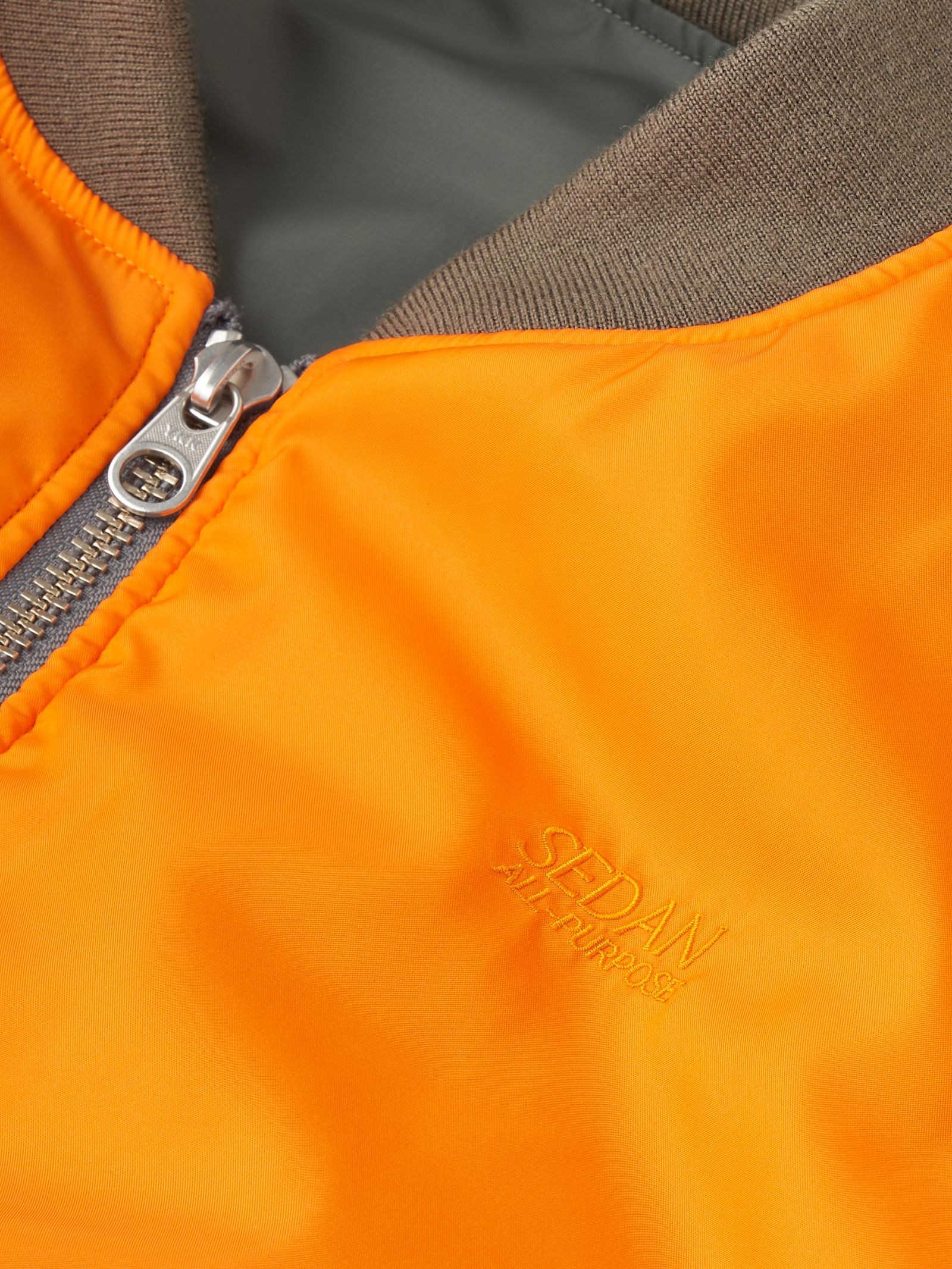 セダンオールパーパス FW24 Reversible CORDURA Flight Jacket(SD24F-JK05) Sage Green × Orange