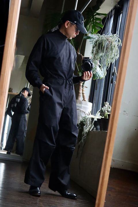 blurhms ROOTSTOCK C/N Oxford Snow Pants"BLACK"スタイル