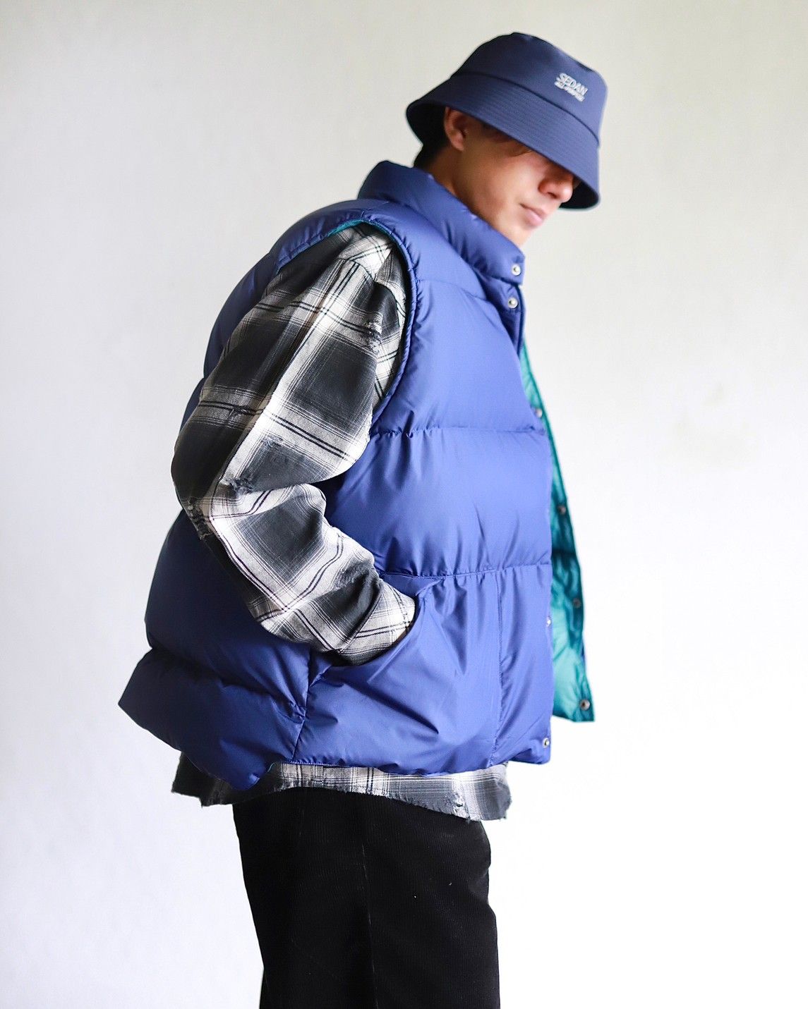 セダンオールパーパス23FW OVAL LOGO CORDUROY PANT(SD23F-PT06)BLACK