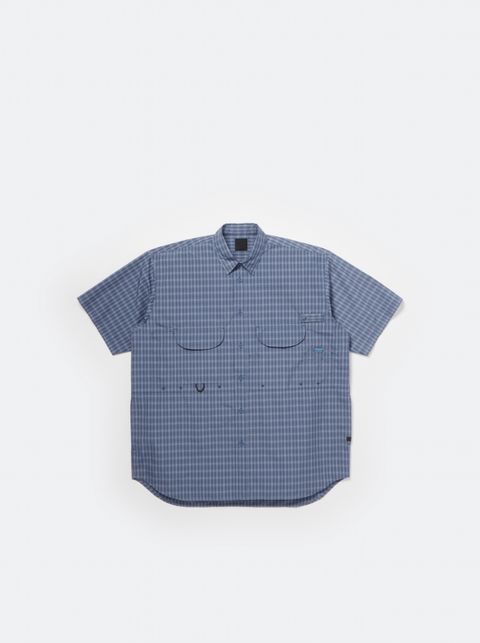 DAIWA PIER39(ダイワピア39) TECH FISHING SHIRT S/S SUMMER PLAID(BE-70026)SMOKE BLUE☆2月21日(土)発売！