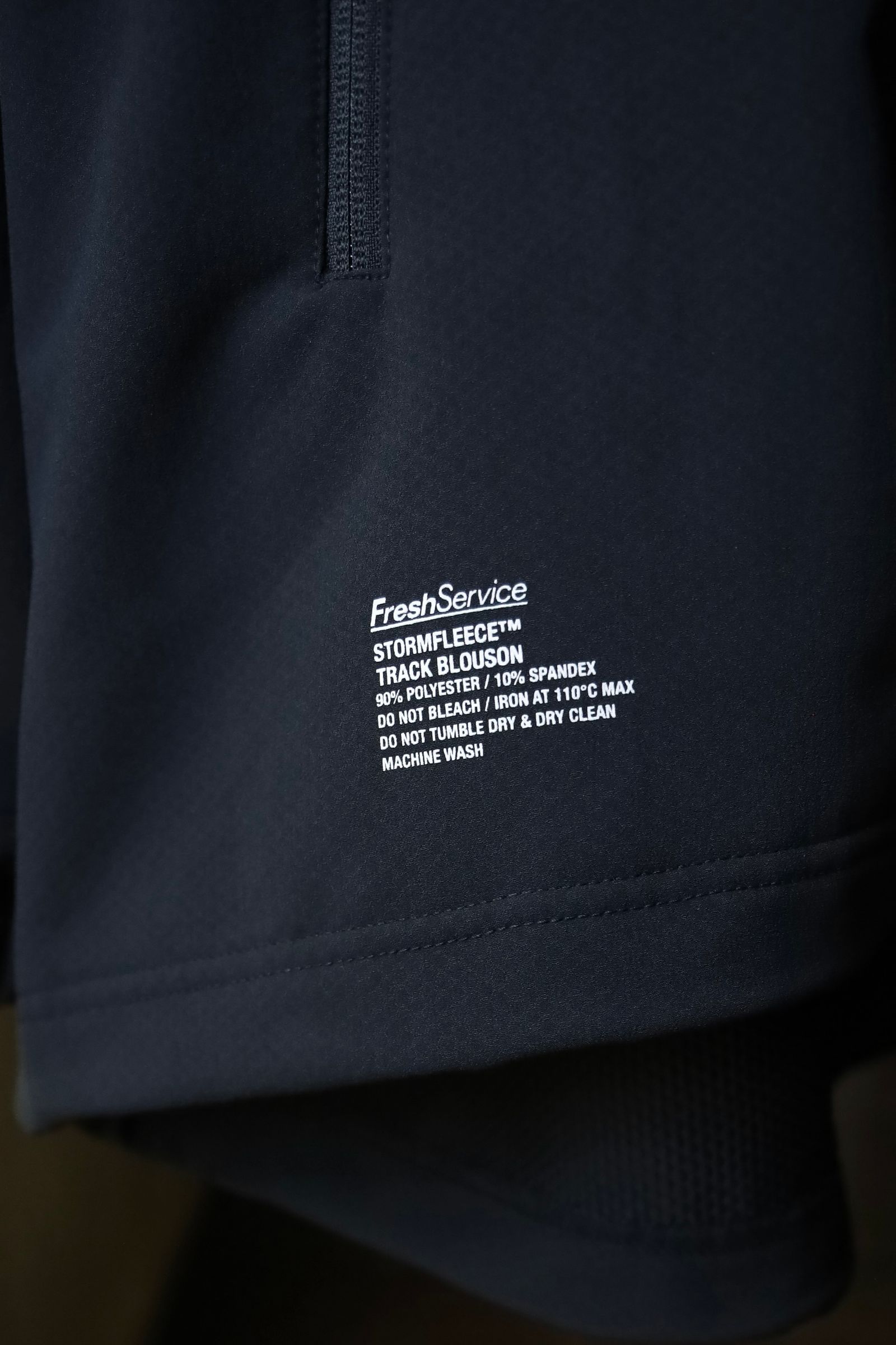 フレッシュサービス STORMFLEECE TRACK BLOUSON(FSC243-30206)BLACK