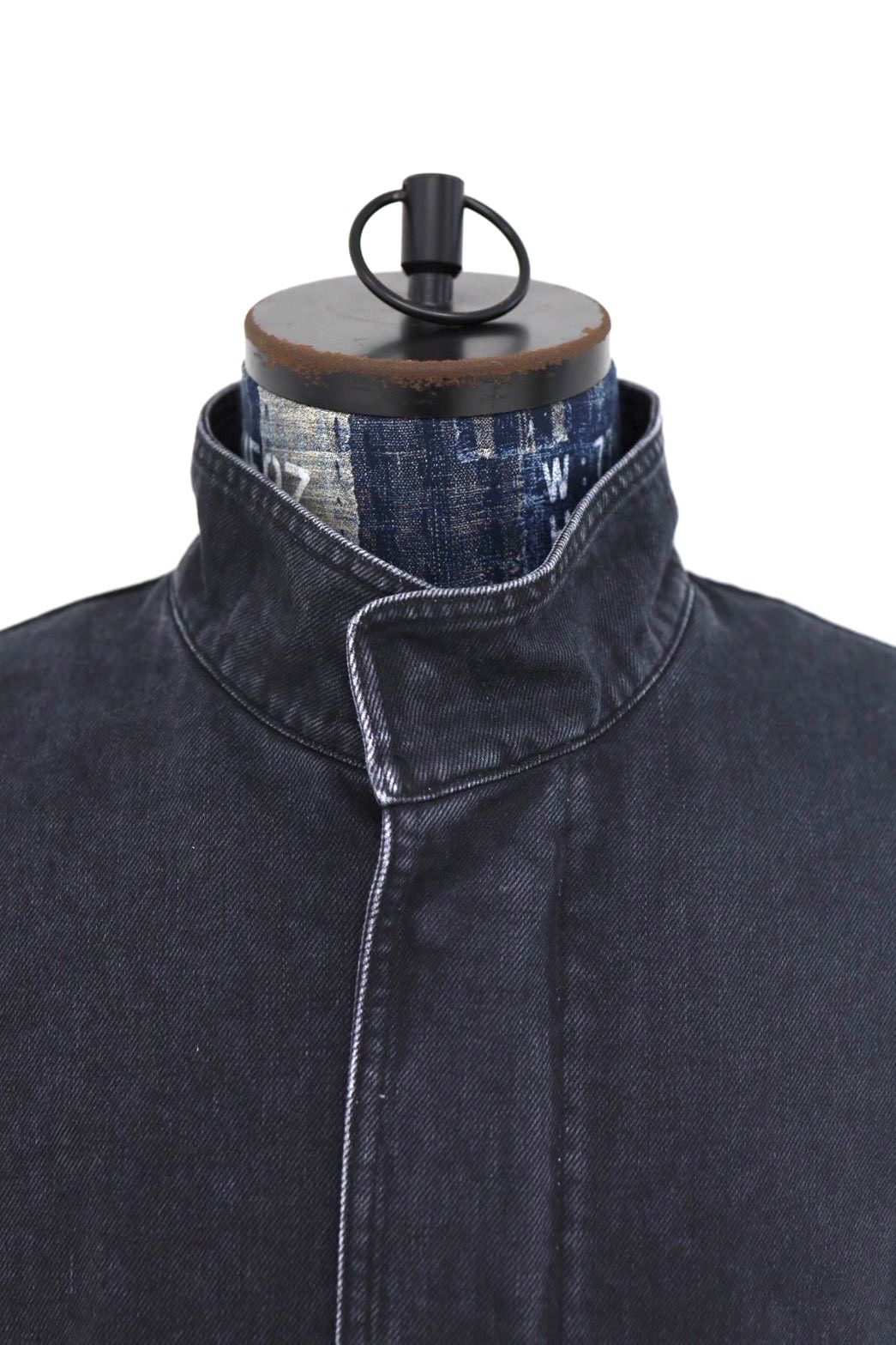 YOKE 26SS Cotton Denim Stand Collar Blouson(YK26SS01180B)BLACK☆4月11日(土)発売！