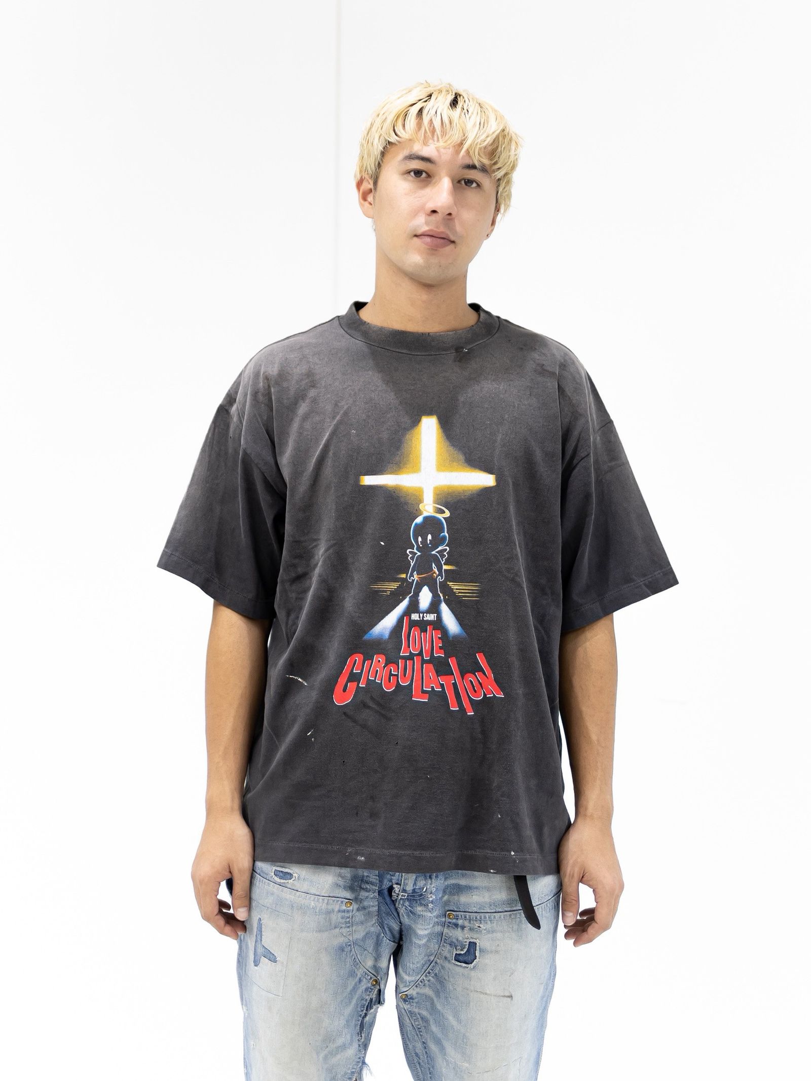 セントマイケル 26AW LOVE CICULATION_SS T-SHIRT(SM-MK1-0000-001) BLACK☆9月19日(土)発売！
