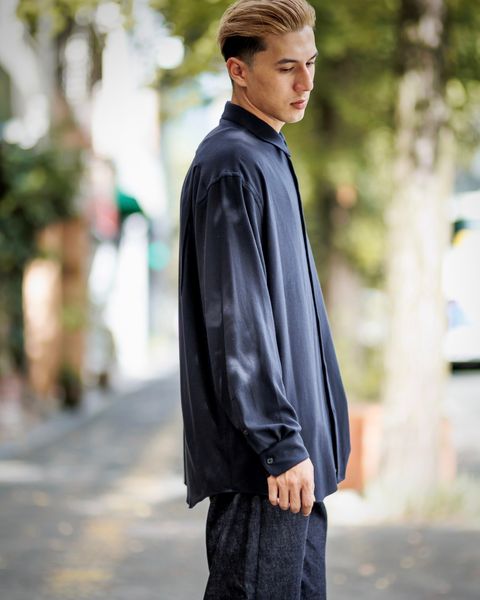 A.PRESSE Wool Regular Collar Shirtスタイル 9月21日(土)新作発売！
