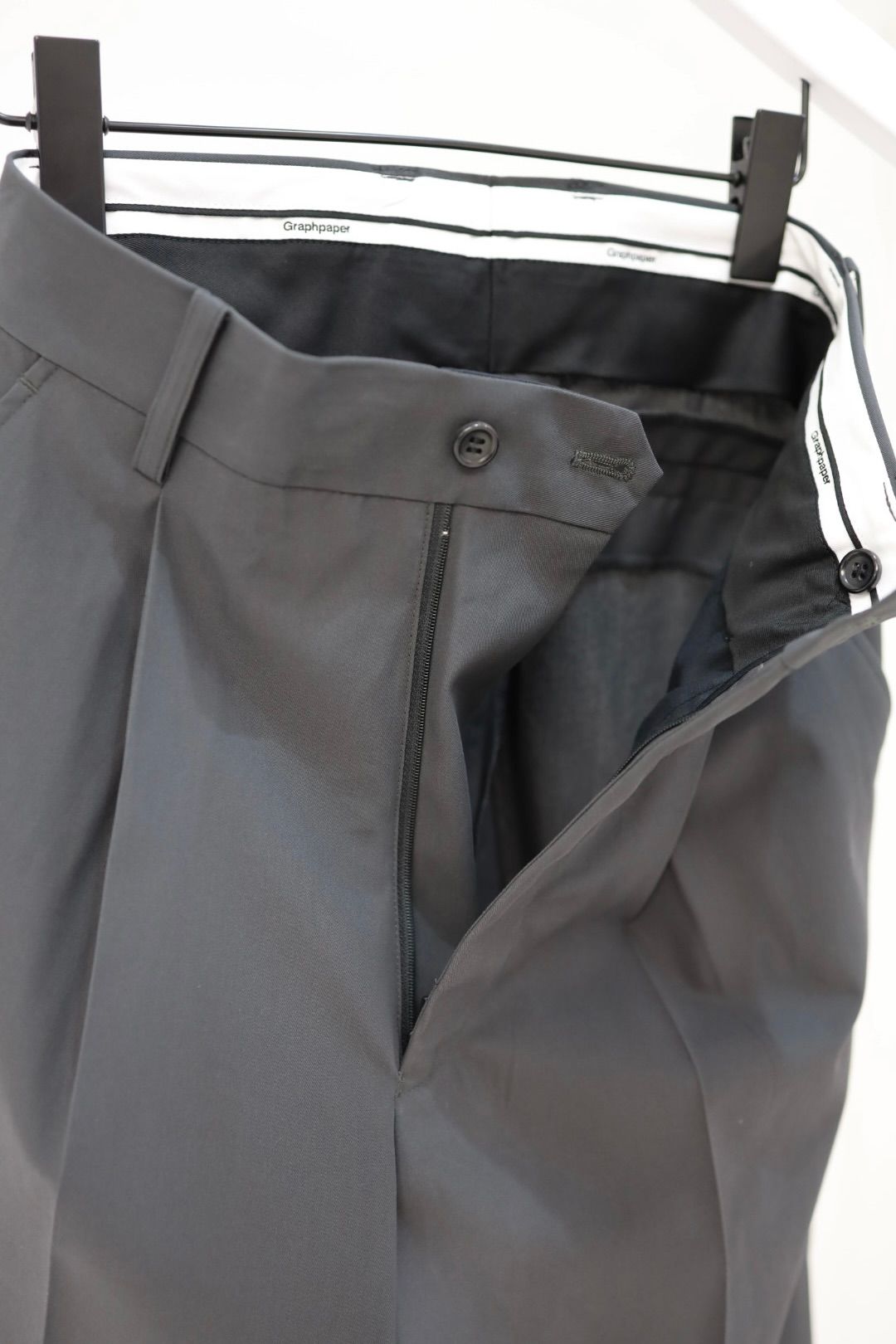 Graphpaper 26SS Women's Brushed Cotton Gabardine Shorts(GL261-40397)CHARCOAL☆2月7日(土)発売！