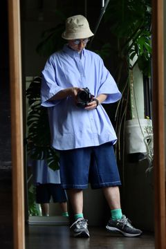 フレッシュサービス DRY OXFORD CORPORATE S/S B.D. SHIRT(FSC251-50004B)BLUE