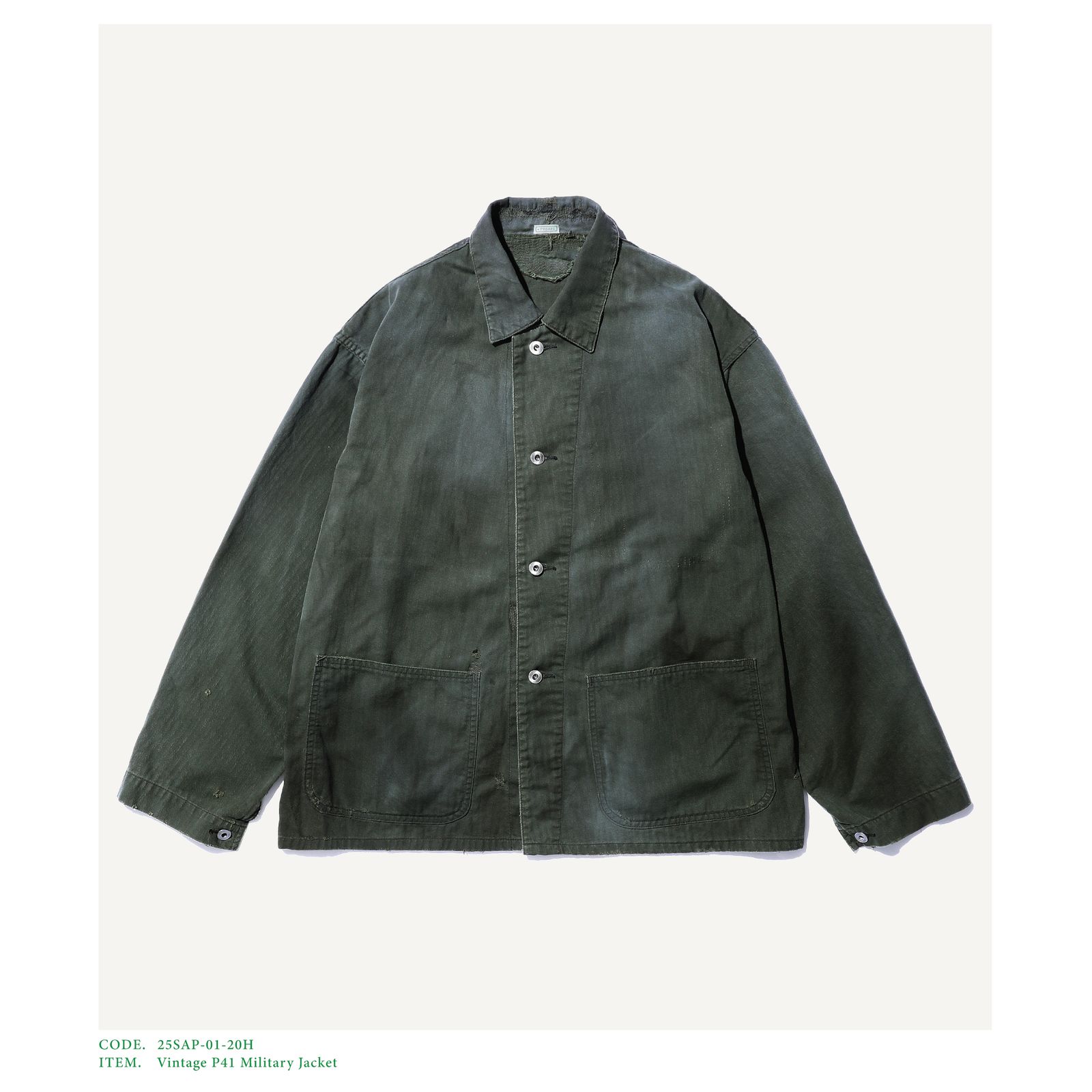 PPFM archive vintege Military jacket 90' - メルカリ