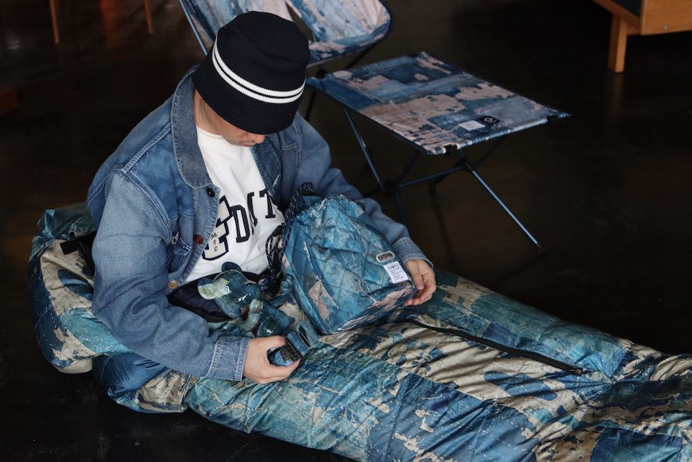 ファンダメンタル22SS NANGA SLEEPING BAG ナンガスリーピングバッグ(FA22/NG11)BORO