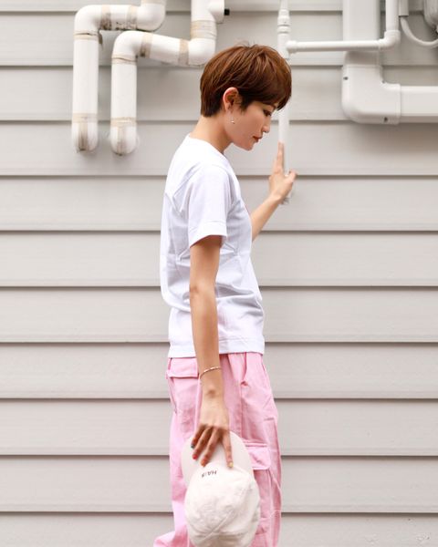 PLAY COMME des GARCONS REDハート With Blue Eyes Tシャツstyle.2023.6.8