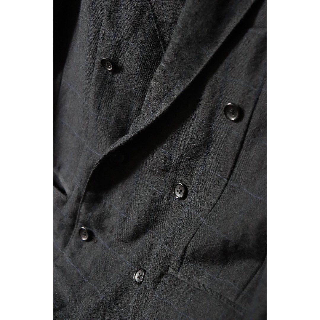 アプレッセ23SSジャケット Double Breasted Jacket(23SAP-01-11M)CHARCOAL