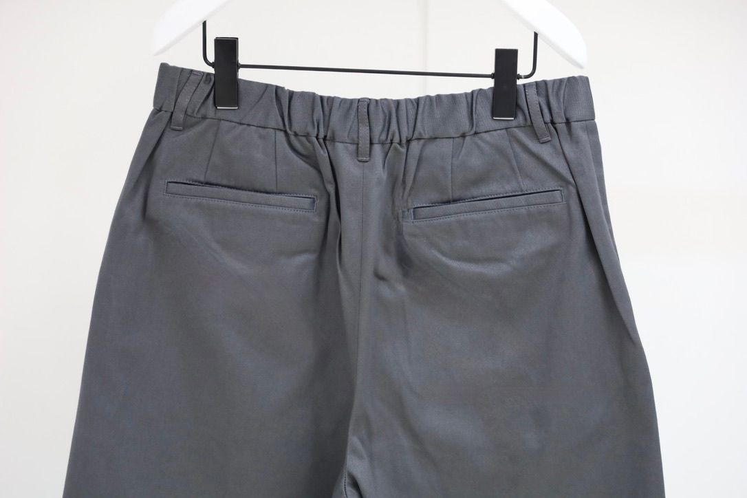 グラフペーパー   Westpoint Chino Wide Straight Trousers(GM263-40165B)C.GRAY☆8月15日(土)発売！