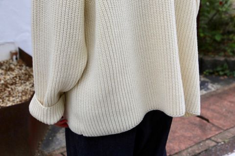 sulvam Slit over knit style.2020.9.20.