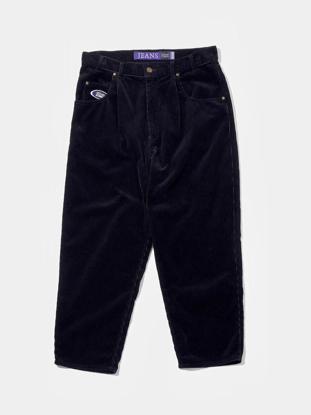 セダンオールパーパス23FW OVAL LOGO CORDUROY PANT(SD23F-PT06)NAVY