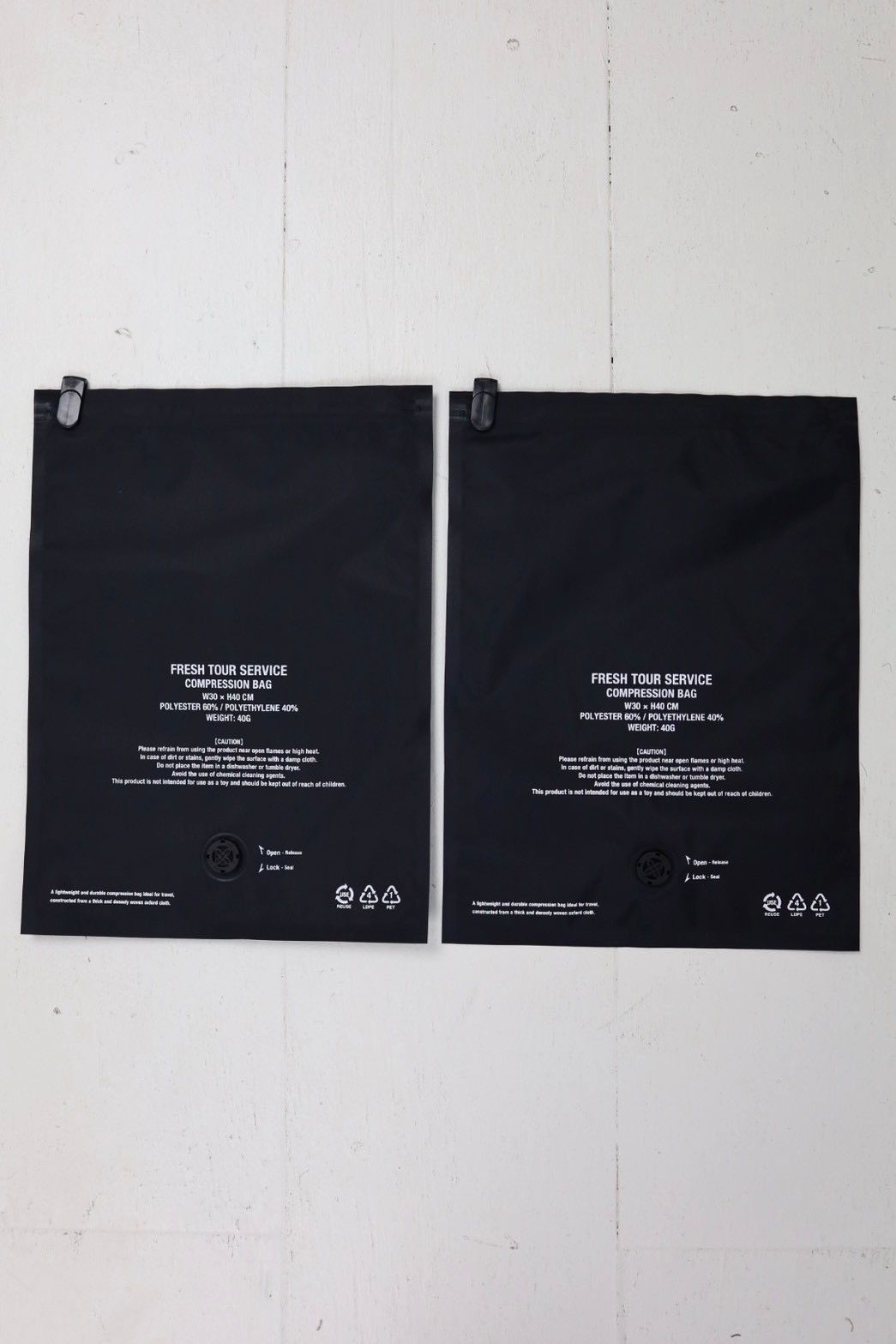 フレッシュサービス 2-PACK COMPRESSION BAG_S(FSP261-90068)BLACK☆1月17日(土)新作発売！