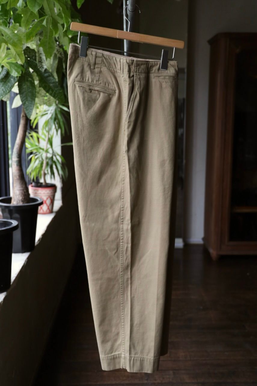 アプレッセ 2025 STYLE2 Vintage Chino Trousers(25AAP-04-29)BEIGE☆9月13日(土)発売！