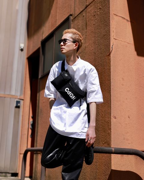 COMME des GARCONS HOMME コムデギャルソンオム23SS 綿オックスS/Sシャツ スタイル