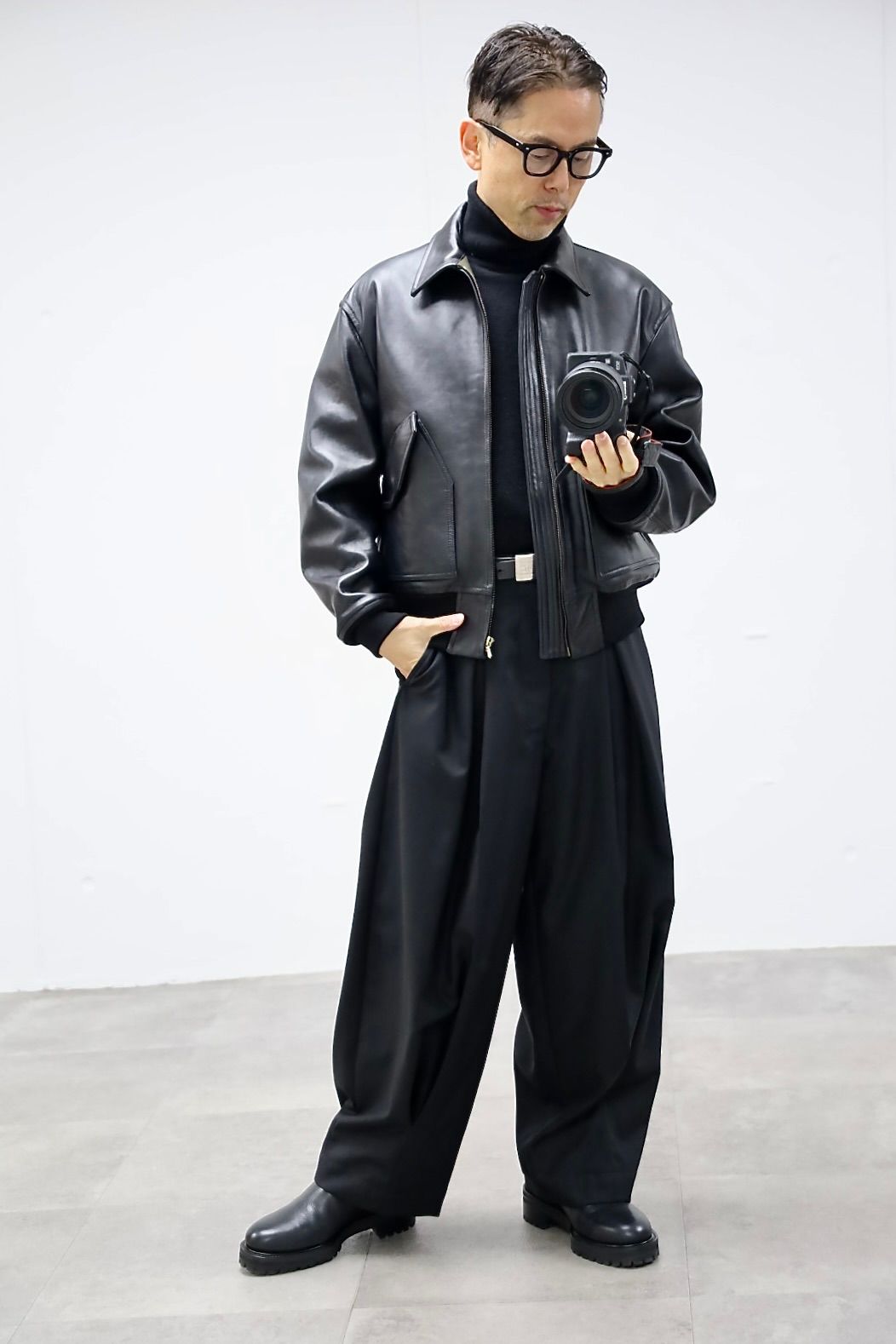 アプレッセ 2026 STYLE1  Leather CWU-45 Flight Jacket(26SAP-01-03)BLACK☆12月13日(土)発売！