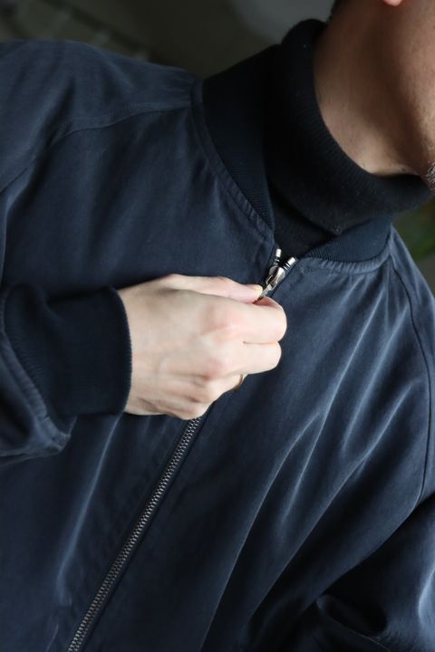 A.PRESSE アプレッセ24SS Silk Padding Jacketスタイル