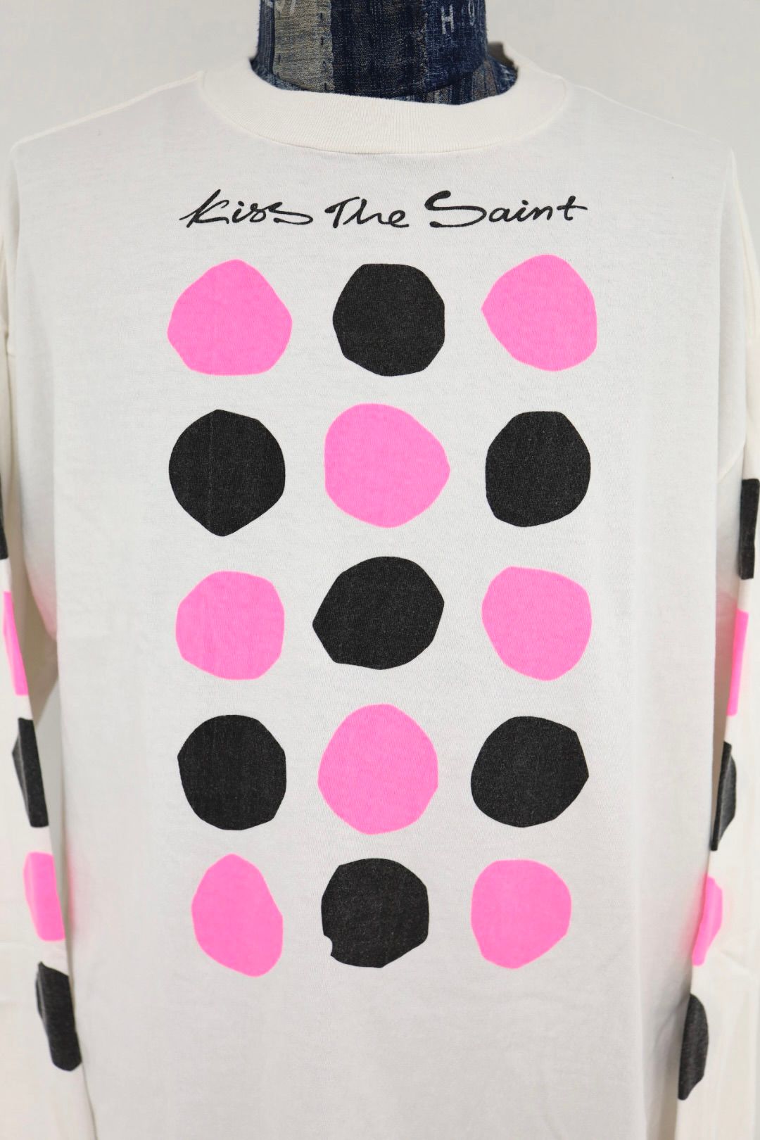 セントマイケル 26SS DOT LS T-SHIRT (SM-MK8-0000-031)WHITE