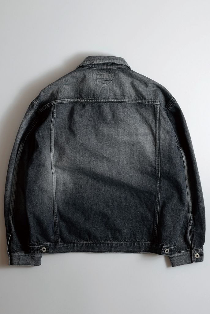 ファンダメンタル デニムジャケット THIRD THIRD JACKET 3YR WASH(FA25JK33U-BK)BLACK