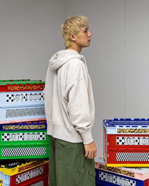 SAINT Mxxxxxx ベルベルジンコラボ BB_AFTER HOODED HOODIE (GRAY) ⭐︎11月8日(土)新作発売！