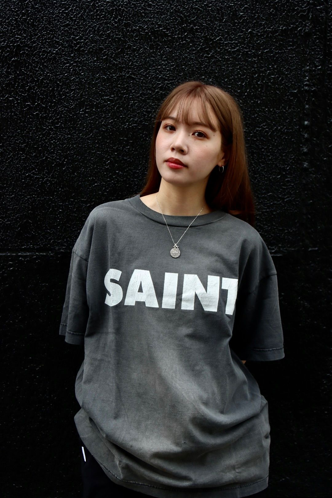 即完売　セントマイケル　23aw S TEE/S\u003eN\u003eT / BLK