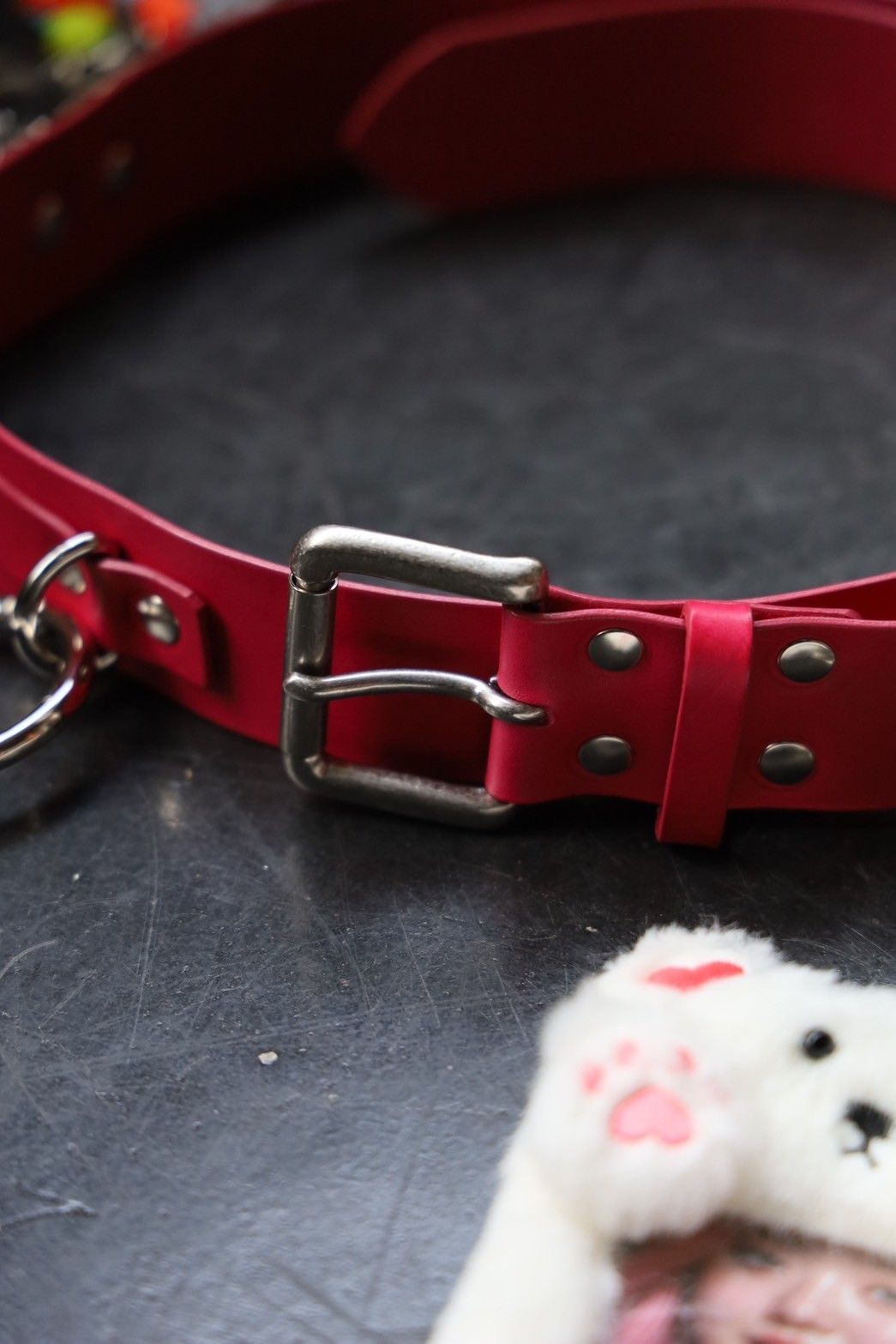 doublet 25SS “ITA” LEATHER BELT(25SS70BT28)PINK☆1月11日(土)発売！