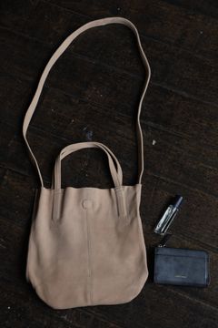 Morphee / モルフェトートバッグ 2WAY SMALL TOTE(LONG)OIL SUEDE GREGE