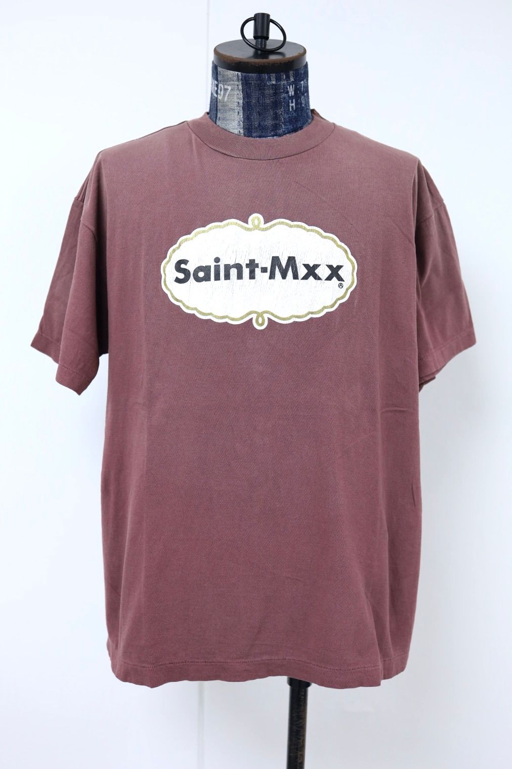 セントマイケル 26SS SAINT MXX_SS T-SHIRT(SM-MK8-0000-023)BURGUNDY☆4月29日(水)新作発売！