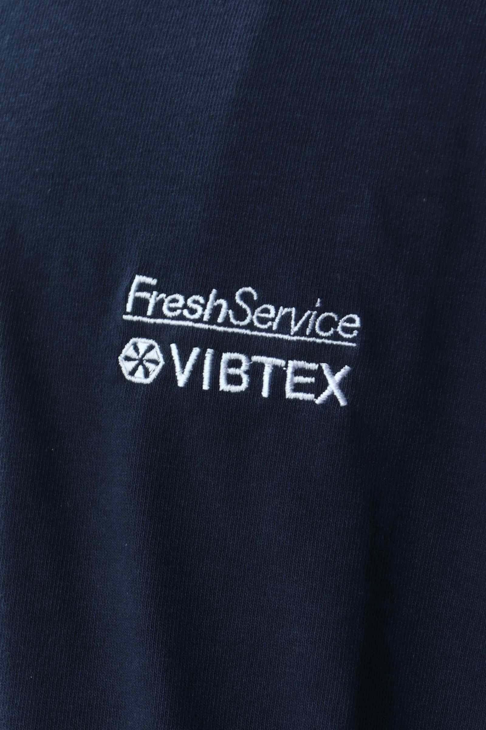 フレッシュサービス VIBTEX for FreshService L/S CREW NECK TEE (NAVY)