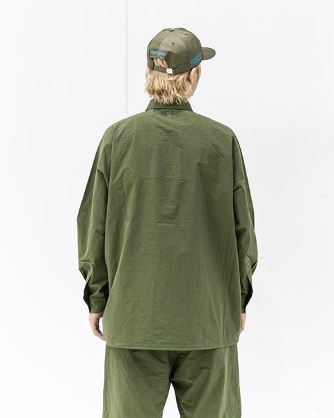 FreshService CRISP COTTON ANORAK L/S SHIRT (KHAKI) 新作発売！
