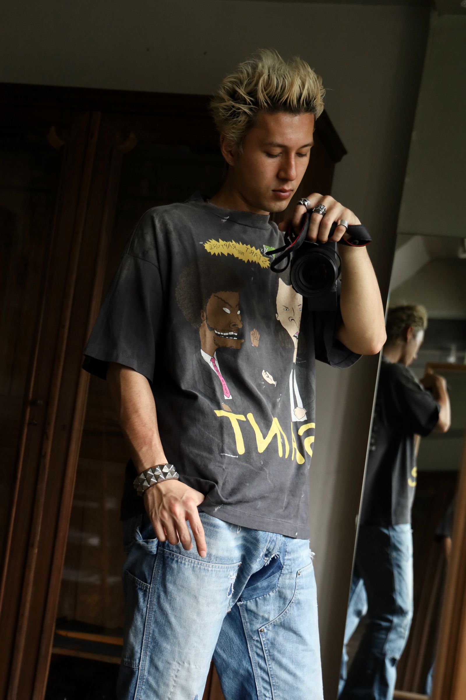 セントマイケル RAPTURE SS TEE MARK スタイル
