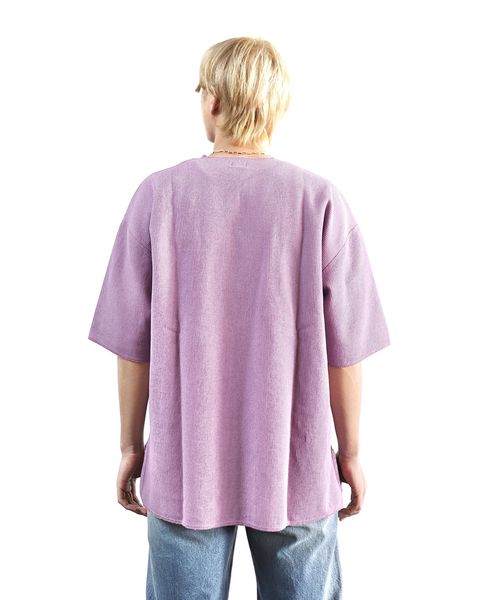 ブラームスルーツストック24SS Rough&Smooth Thermal Over-neck(PurpleGrey) style 2024.3.21