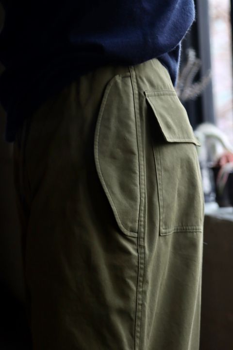 blurhms ROOTSTOCK C/N Oxford Snow Pants"DARK OLIVE"スタイル