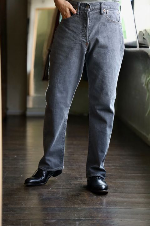 ファウンダ 25SS BLACK DENIM PANTS(015FD251009)FADE