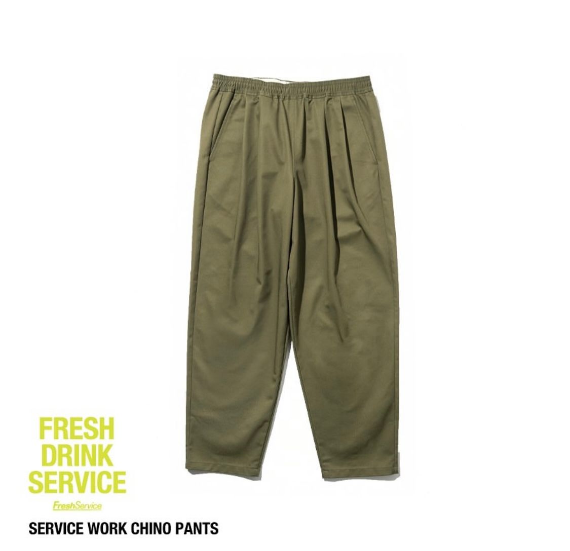 フレッシュサービス FDS SERVICE WORK CHINO PANTS (FDS252-40115)KHAKI