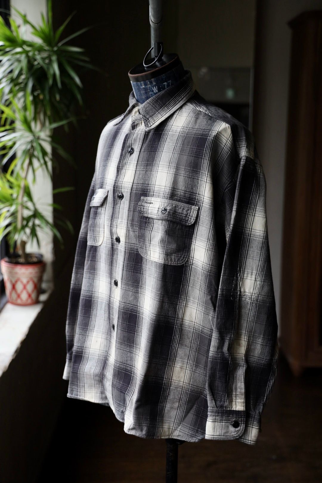 セントマイケル Tシャツ BB_FLANNEL CHECK SHIRT(SM-HR1-0000-C52)BLACK★9月27日(土)発売!
