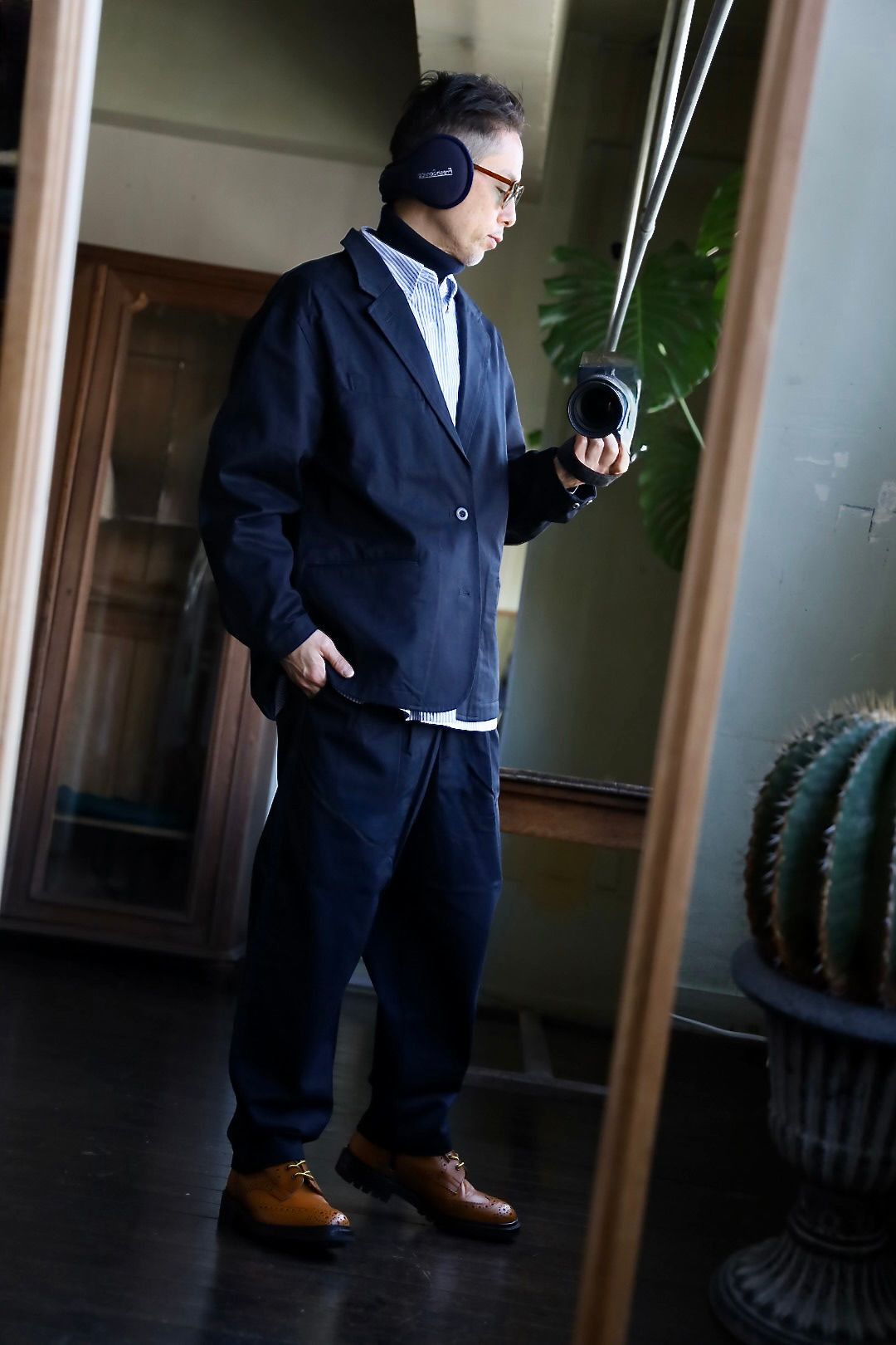 フレッシュサービス DRY OXFORD CORPORATE L/S B.D.SHIRT(BLUE STRIPE)☆1月25日(土)発売！
