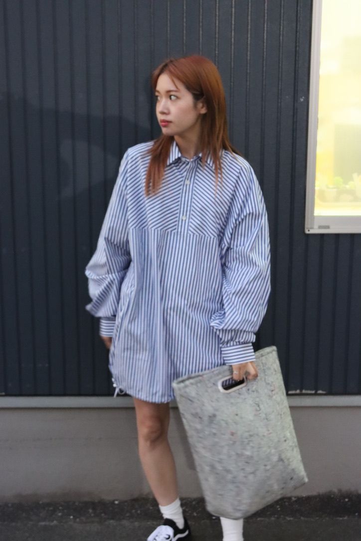 FreshService 22AW CORPORATE STRIPE ANORAK SHIRT style.2022.10.29