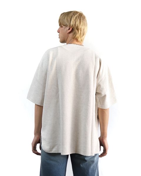 ブラームスルーツストック24SS Rough&Smooth Thermal Over-neck(HeatherOatmeal) style 2024.3.21